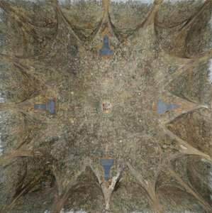 Sala Delle Asse, Dettaglio Della Decorazione Del Soffitto — Leonardo Da Vinci