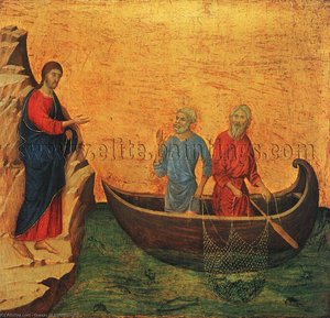 Pyhän Neitsyt Marian kutsumus - Duccio di Buoninsegna