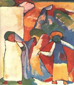 Improvisation 6 (african), Gabriele Münter F — Wassily Wassilyevich Kandinsky, Expressionism