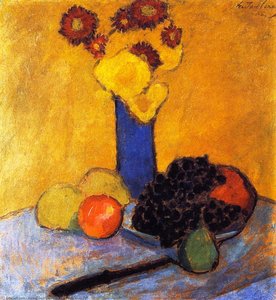 Still Life With Blue Vase — Alexej Von Jawlensky