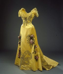 Yellow evening gown (front)