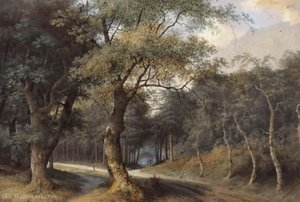 A Path Through A Forest — Joseph Augustus Knip