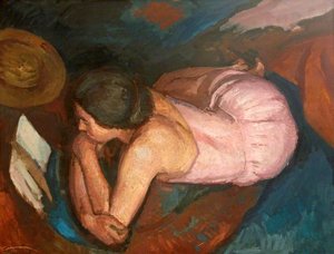 Woman Reading — Jean Hyppolyte Marchand