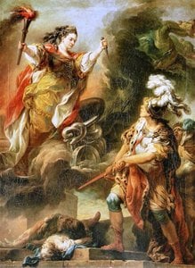 Charles-André Van Loo - Mademoiselle Clairon as Medea (small version)