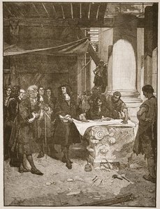 Charles Ii Visiting Wren During The Building Of St. Paul's — John Seymour Lucas