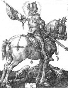 St Georg auf dem Pferd