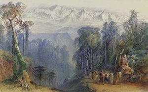 Kinchinjunga From Darjeeling, Himalayas — Edwardas Lėras