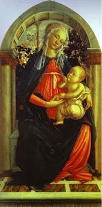 La Madone Du Roseraie — Sandro Botticelli