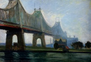 Queensborough-bridge — Edward Hopper, New Realism