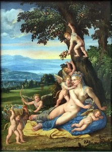 Venus And Cupids — Battista Dossi
