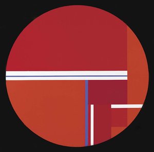 Ilya Bolotowsky - Tondo Variation in Red