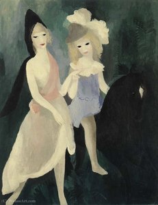 Le Cheval Noir Ou La Promenade (1924) — ماري لورنسان