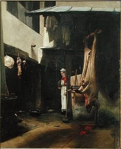 The Butcher — François Bonvin