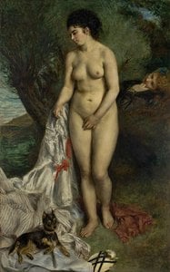 Pierre-auguste Renoir - Lise En La Banca Del Sena