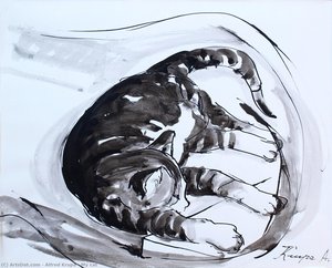 alfred joseph krūppa - My cat