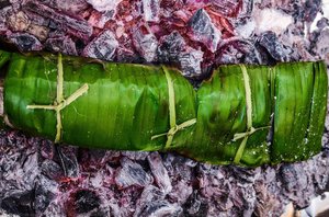 Grilled Milkfish Wrapped In Banana Leaves — José Luis "chele" Gonzalez