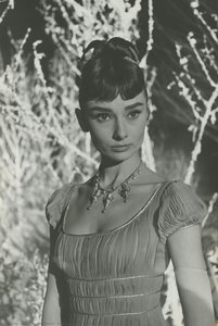 Audrey Hepburn on the Set of
