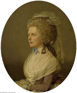 John Downman - Portrait Of A Lady -