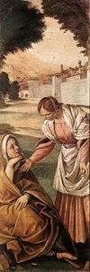 St Anne Consoled By A Woman