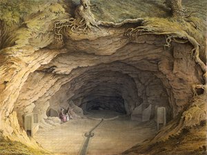 Mother Ludlene's Hole — Samuel Hieronymus Grimm