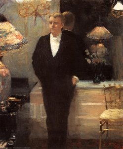 Portrait Of Octave Maus — Theo Van Rysselberghe