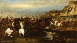 A Cavalry Engagement between Turks and Europeans