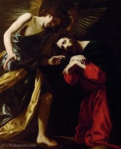 Christ And The Angel — 지오반니 바티스타 카라치올로
