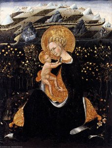 Đovani Di Paolo - Madonna of Humility