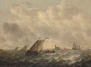 River View, Abraham Van Beyeren, C. 1643 - C. 1650 — アブラハム・ヘンドリックスス・ファン・ベイレン