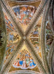 Jesucristo Juez, Rodeado De Ángeles Y De Dieciséis Profetas — Fra Angelico, Renaissance Humanism