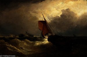 The bay of ostende - a break in the clouds