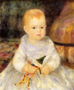 Child With Punch Doll (also Known As Pierre De La Pommeraye) — Pierre-auguste Renoir, Impressionism