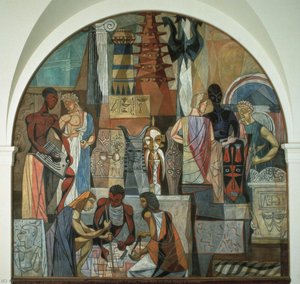 hale aspacio woodruff - Interchange, Panel Two, Art of the Negro series