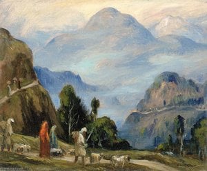 Downward Trail, Himalayas — Eliot Clark