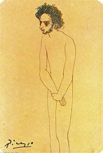 Pablo Picasso - Portrait of nude Casagemas