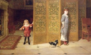 Puritan And Cavalier — Frederick Goodall, Victorian Genre Painting