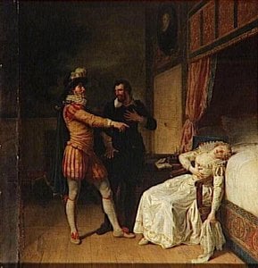 Gabrielle D'estrées Évanouie En Présence D'henri Iv Menaçant Et De Sully — François André Vincent