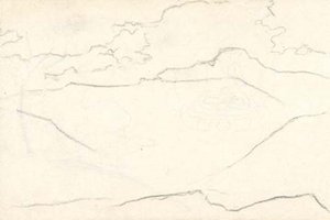 निकोलस रोएरिख - Cursory sketch of mountain landscape 10