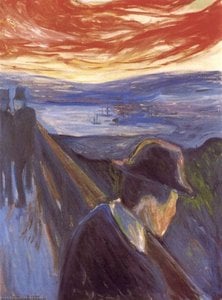 Fortvivlan — Edvard Munch