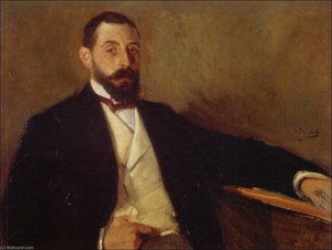 Retrato De Vicente Muedra — Manuel Benedito Vives