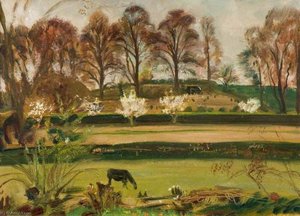 Alfred Munnings - Early Spring Landscape, Dedham