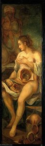 A Seated Woman, Dissected, Holding A Dissected Baby, Accompanied By Separate Sections Of The Body — Jacques Fabien Gautier D'agoty