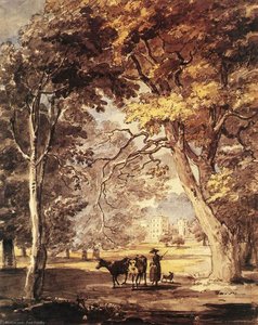 Paul Sandby - Cow­Girl in the Windsor Great Park