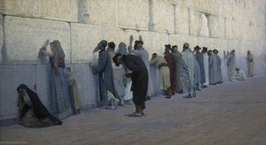 Wailing Place, Jerusalem — George Sherwood Hunter