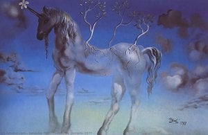 L'unicorno Felice — Salvador Dalí