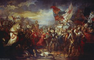 Edward Iii With The Black Prince After The Battle Of Crecy — Benjamin West