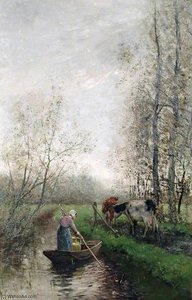 Landscape With Cattle — Willem Maris