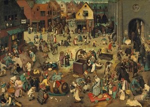 La bataille entre le carnaval et le pénitence