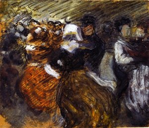 Tanzende Fischer In Der Bretagne — Franz Marc