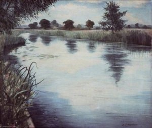 A River In England — Christopher Richard Wynne Nevinson